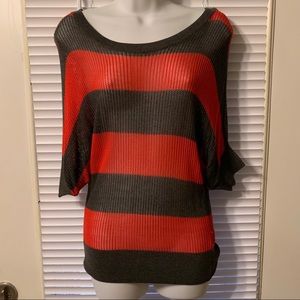 Sheer Sweater 3/4 length sleeves